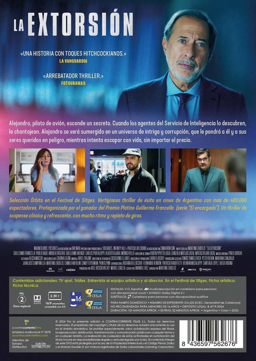 La extorsión (DVD) 3