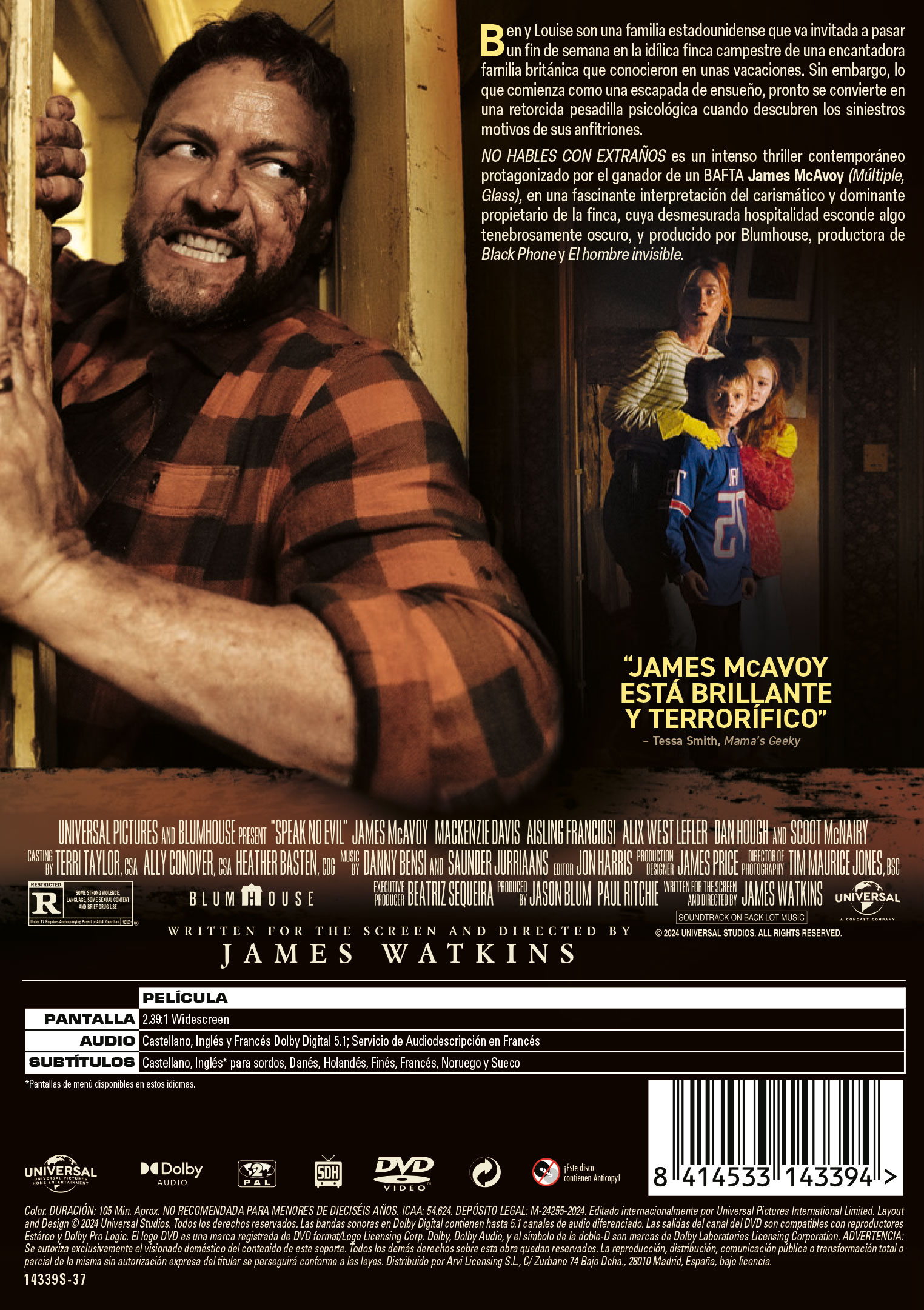 No hables con extraños (DVD) 2