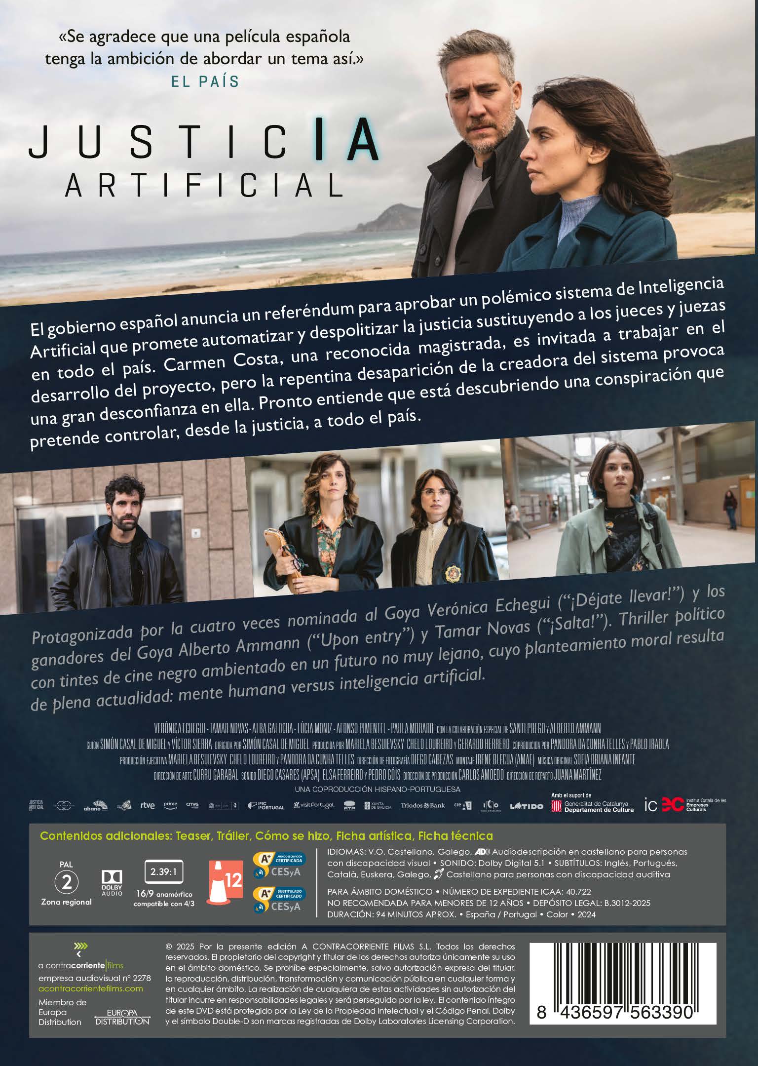 Justicia artificial (DVD) 3