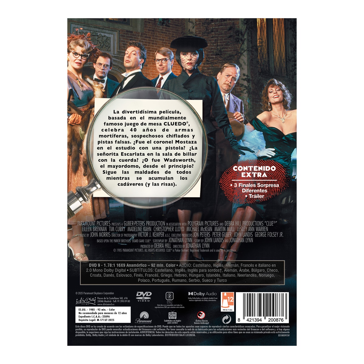 Cluedo: El juego de la sospecha (DVD) 2