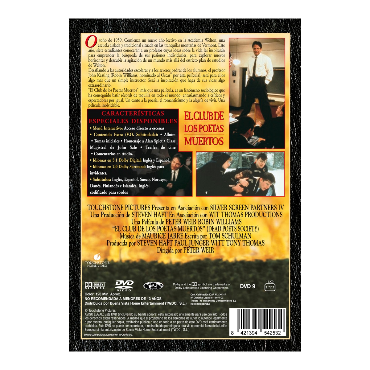El club de los poetas muertos (DVD) 2