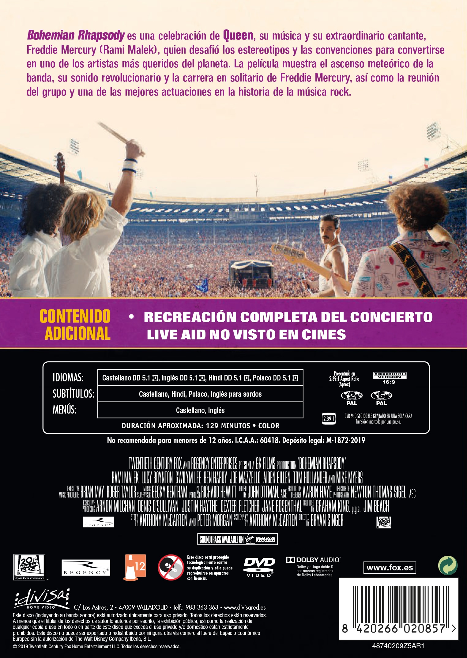 Bohemian Rhapsody (DVD) 2
