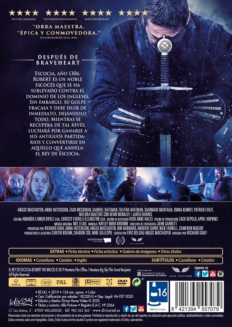 El Rey de Escocia (Robert the Bruce) (DVD) 2