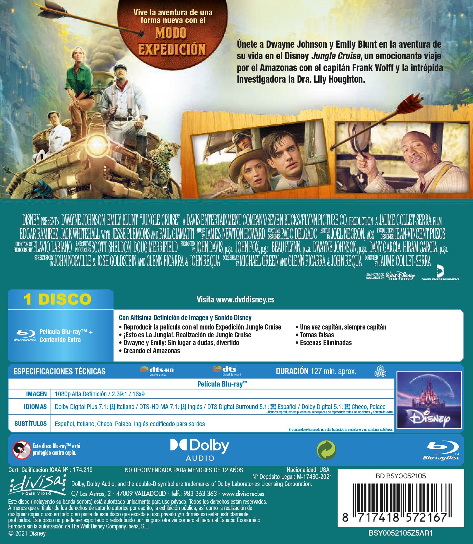 Jungle Cruise  (Blu-Ray) 2
