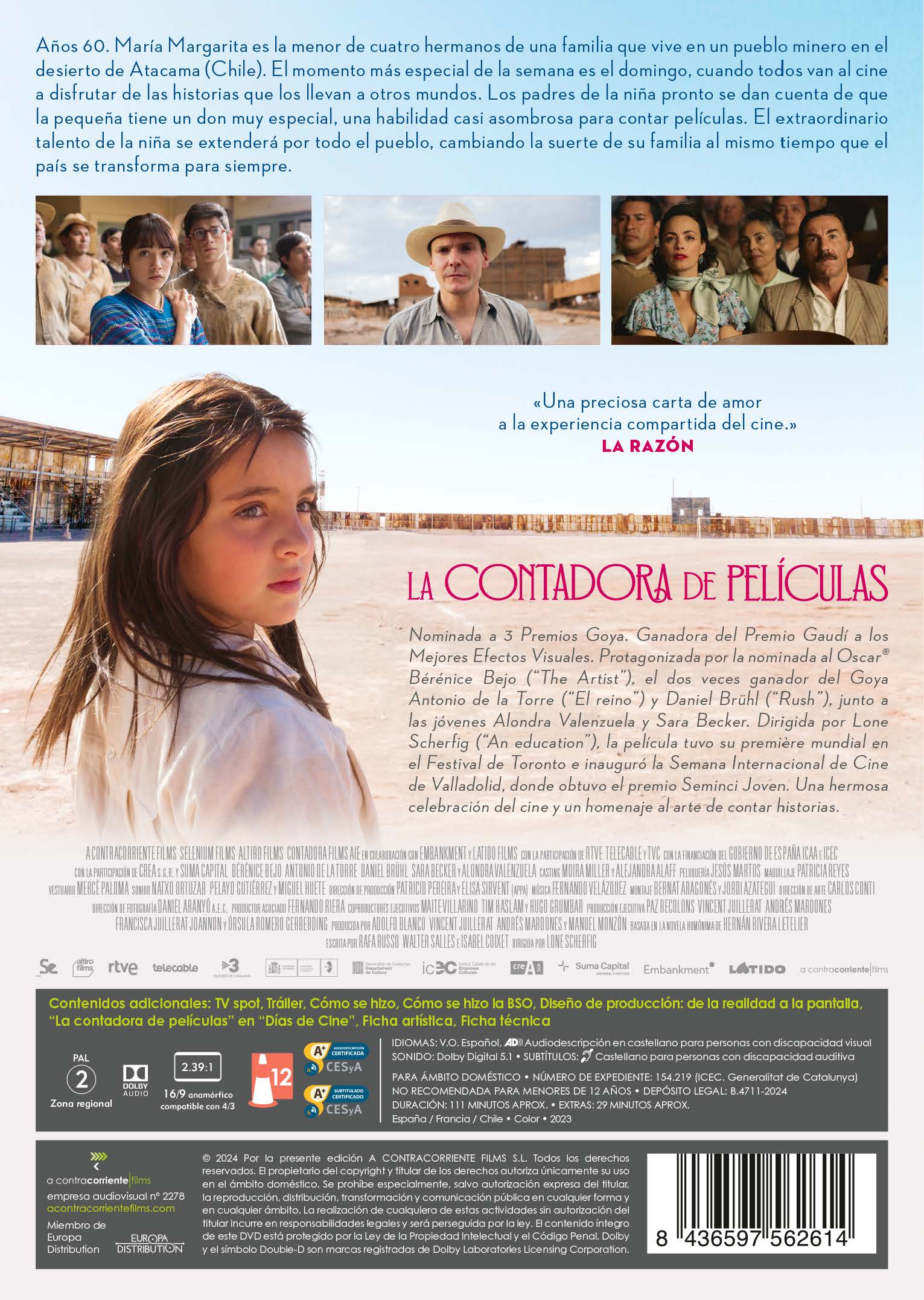La contadora de películas (DVD) 3
