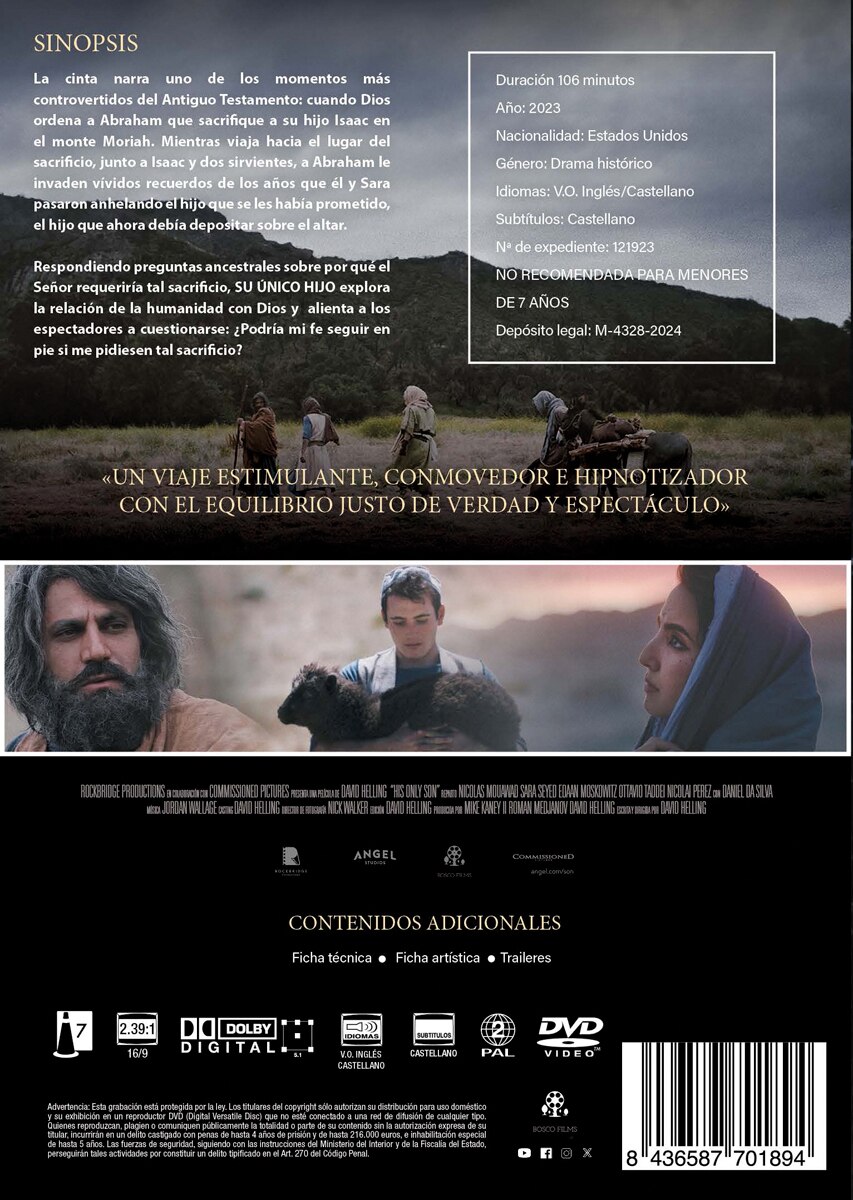 Su único hijo (DVD) 3