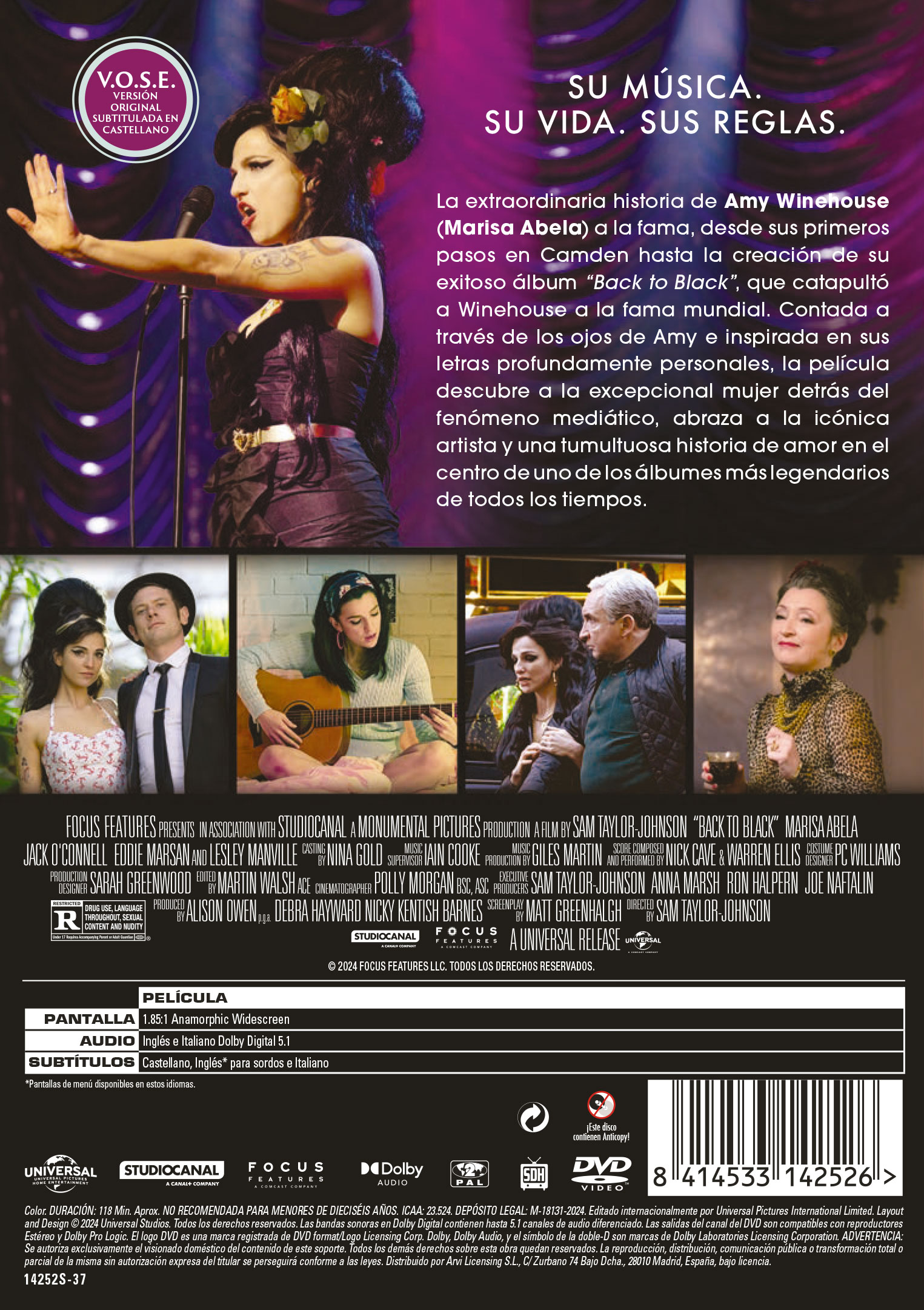 Back to Black (VOSE) (DVD) 2