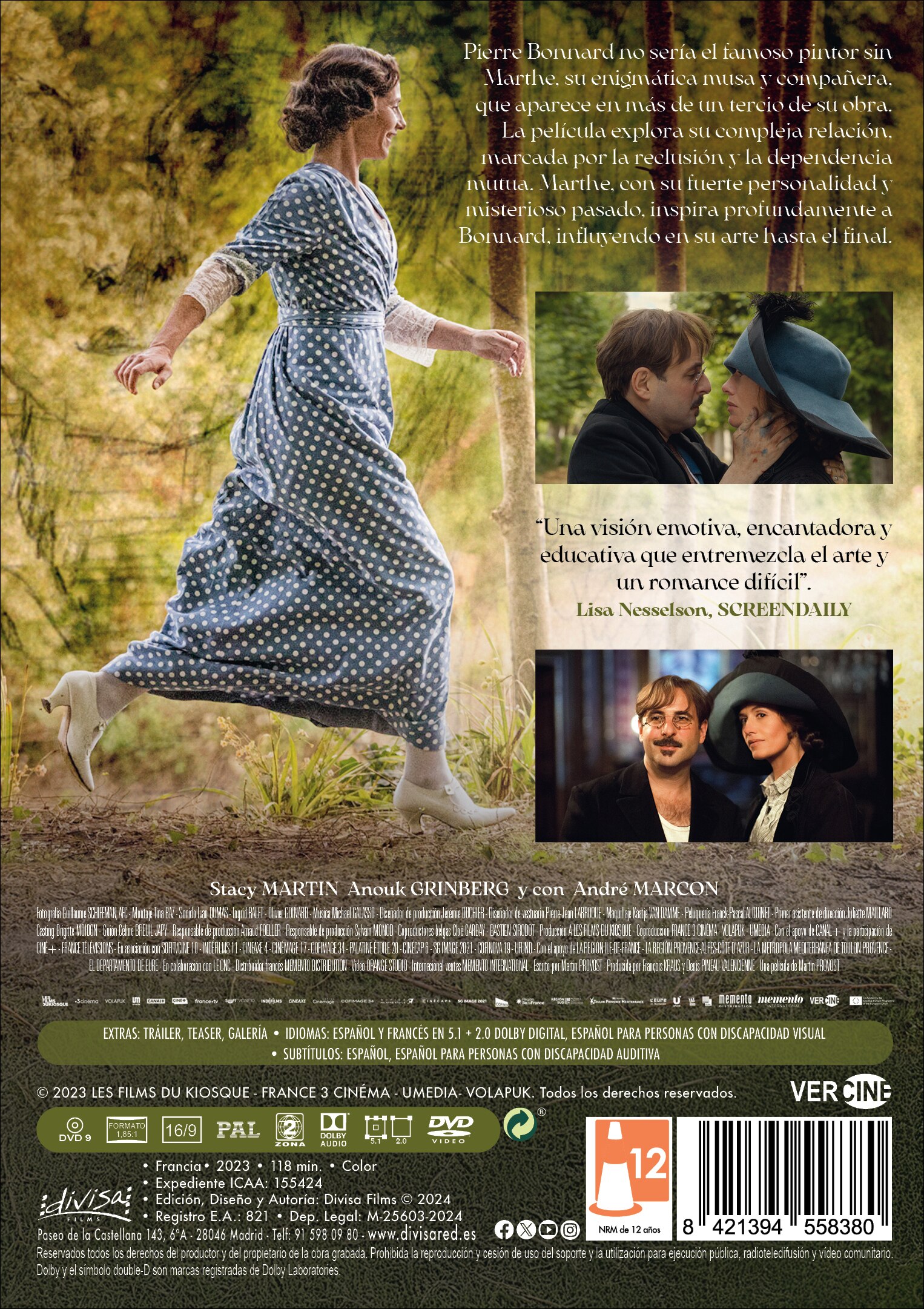 Bonnard, el pintor y su musa (DVD) 2