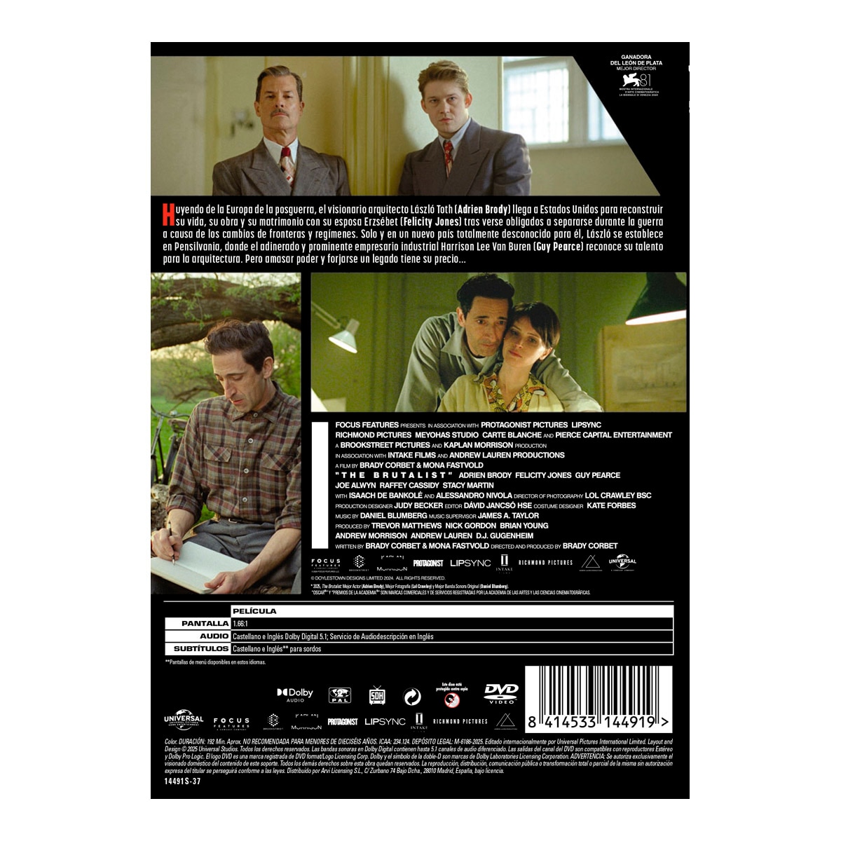 The Brutalist (DVD) 2
