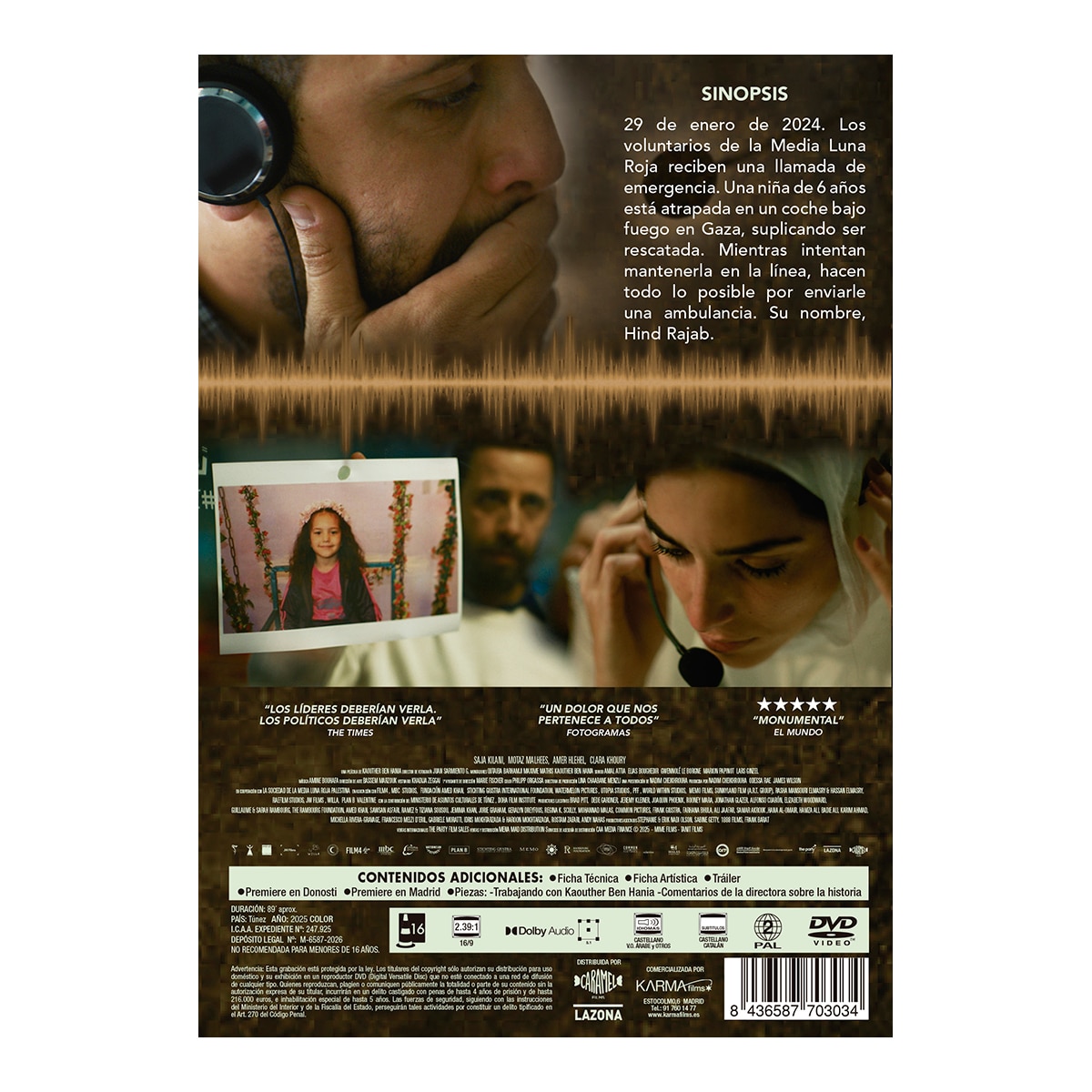 La voz de Hind (DVD) 3