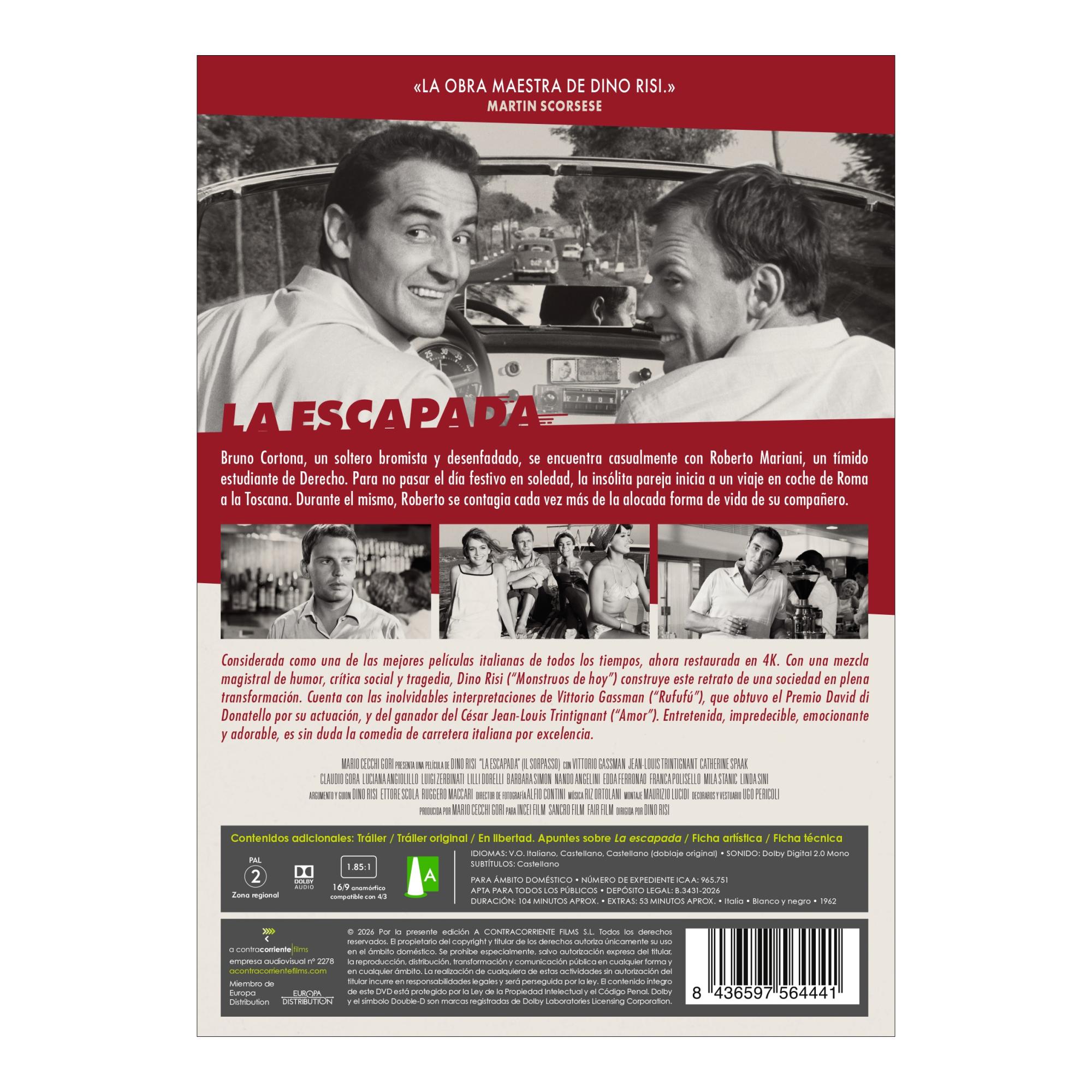 La escapada (DVD) 3