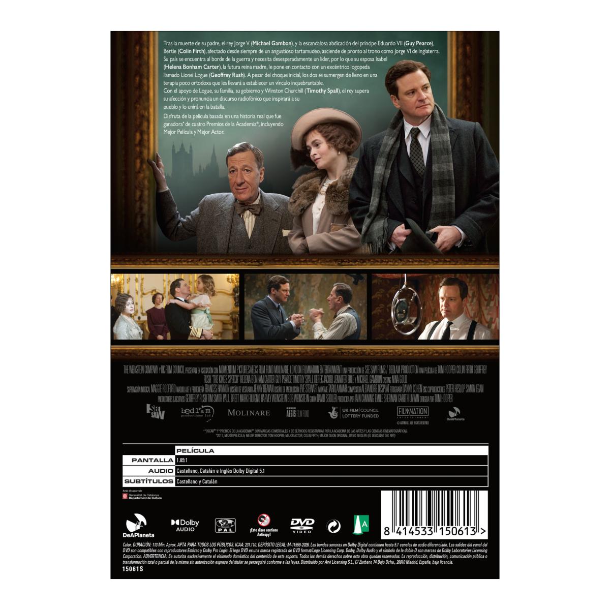 El discurso del rey (DVD) 2