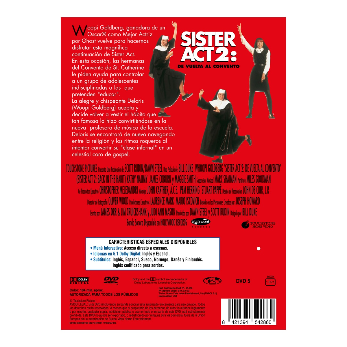 Imagen 2 de Sister Act 2: De vuelta al convento (DVD)
