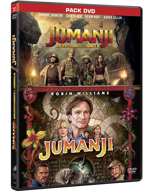 Imagen 0 de Pack Jumanji: Películas 1 + 2 (DVD)