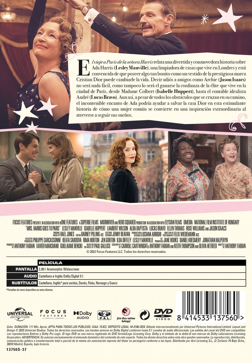El viaje a París de la señora Harris (DVD) 2