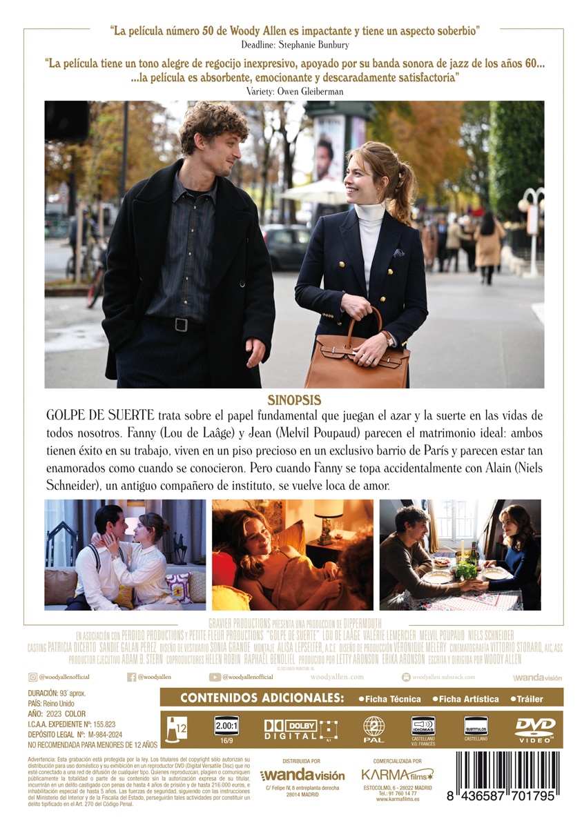 Golpe de suerte (DVD) 3