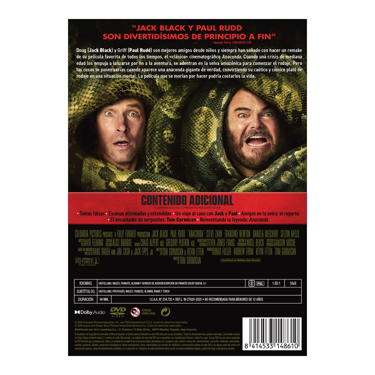 Anaconda (2025) (DVD) 2