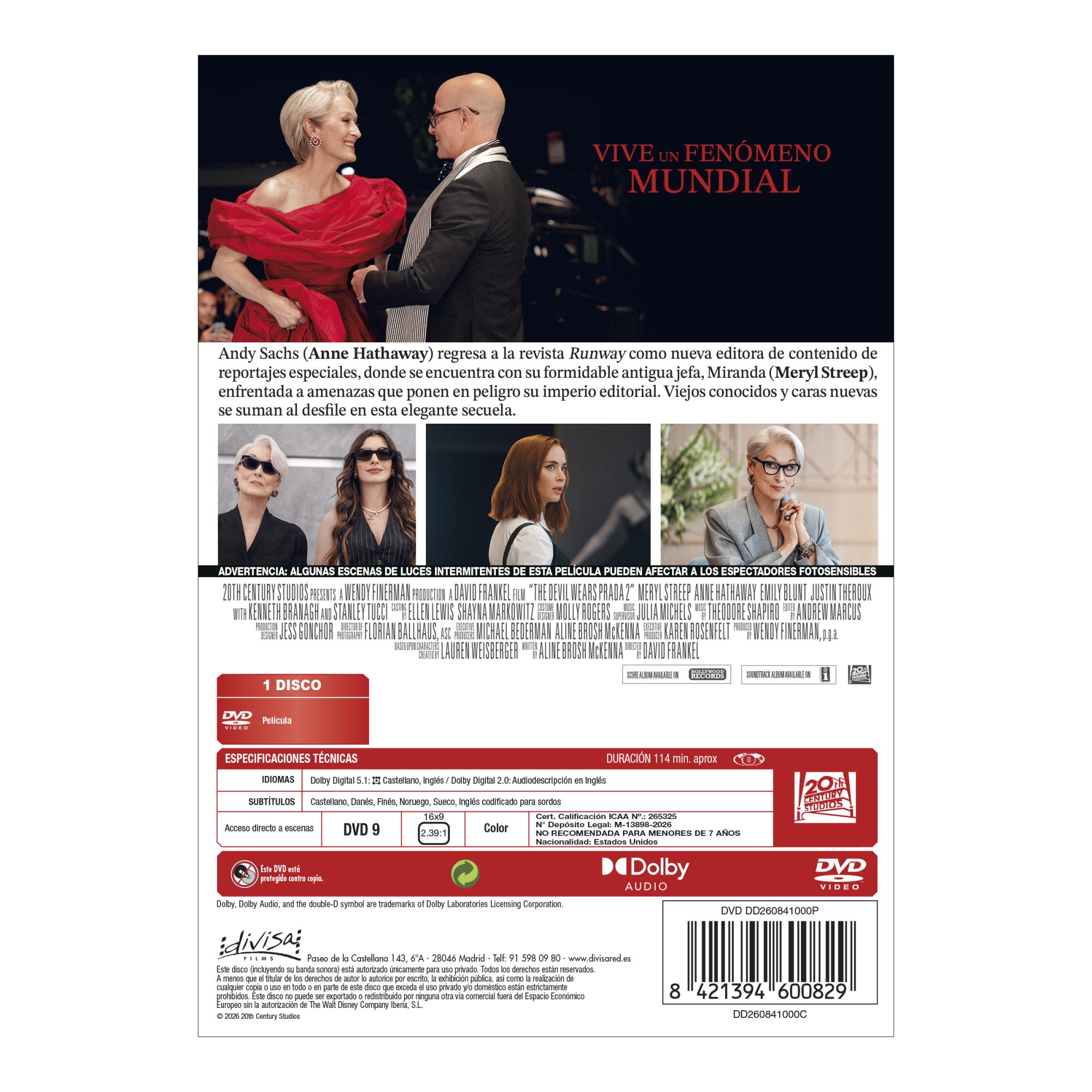 El diablo viste de Prada 2 (DVD) 2