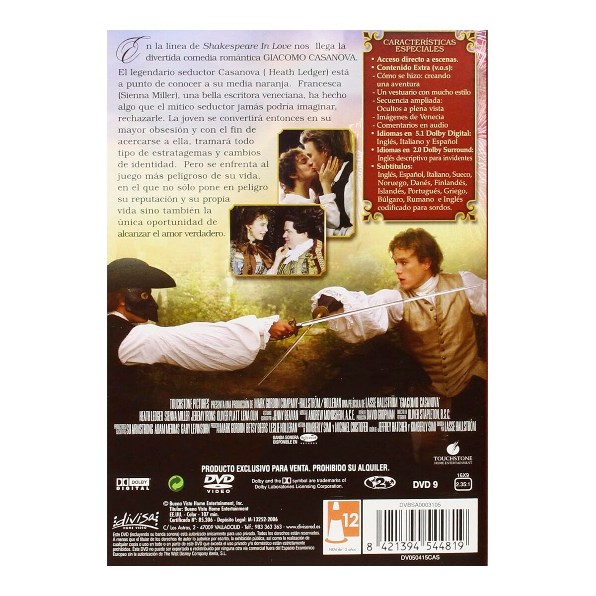 Giacomo Casanova (DVD) 2