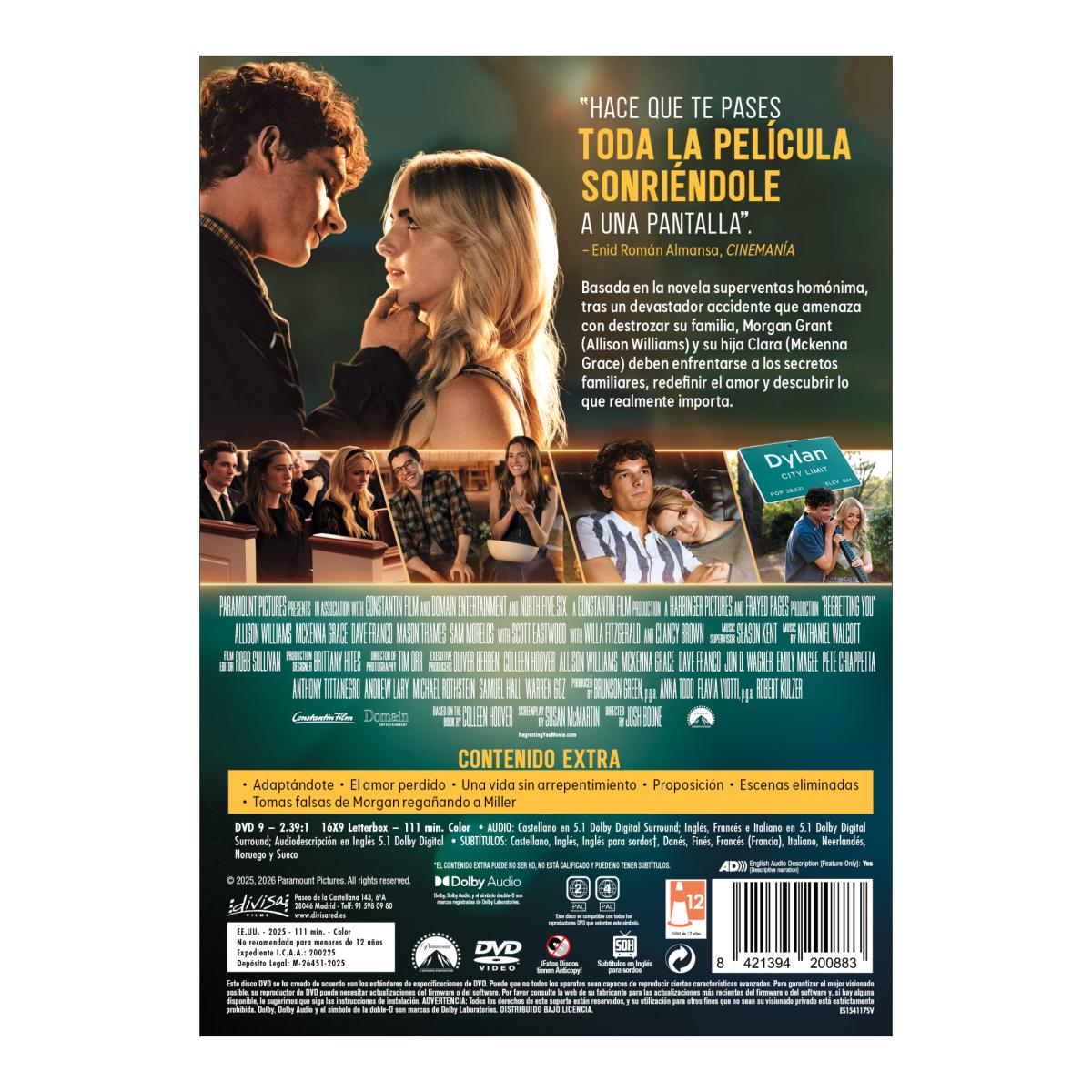 A pesar de ti (DVD) 2