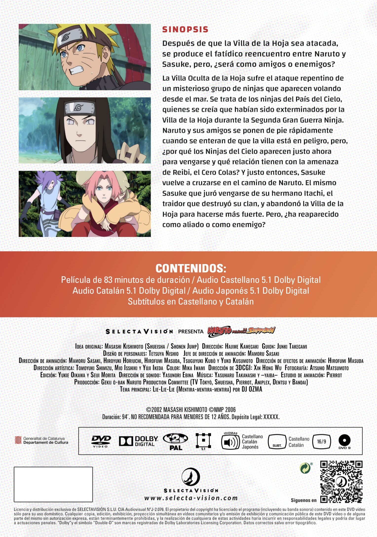 Naruto Shippuden: La Película (DVD) 2