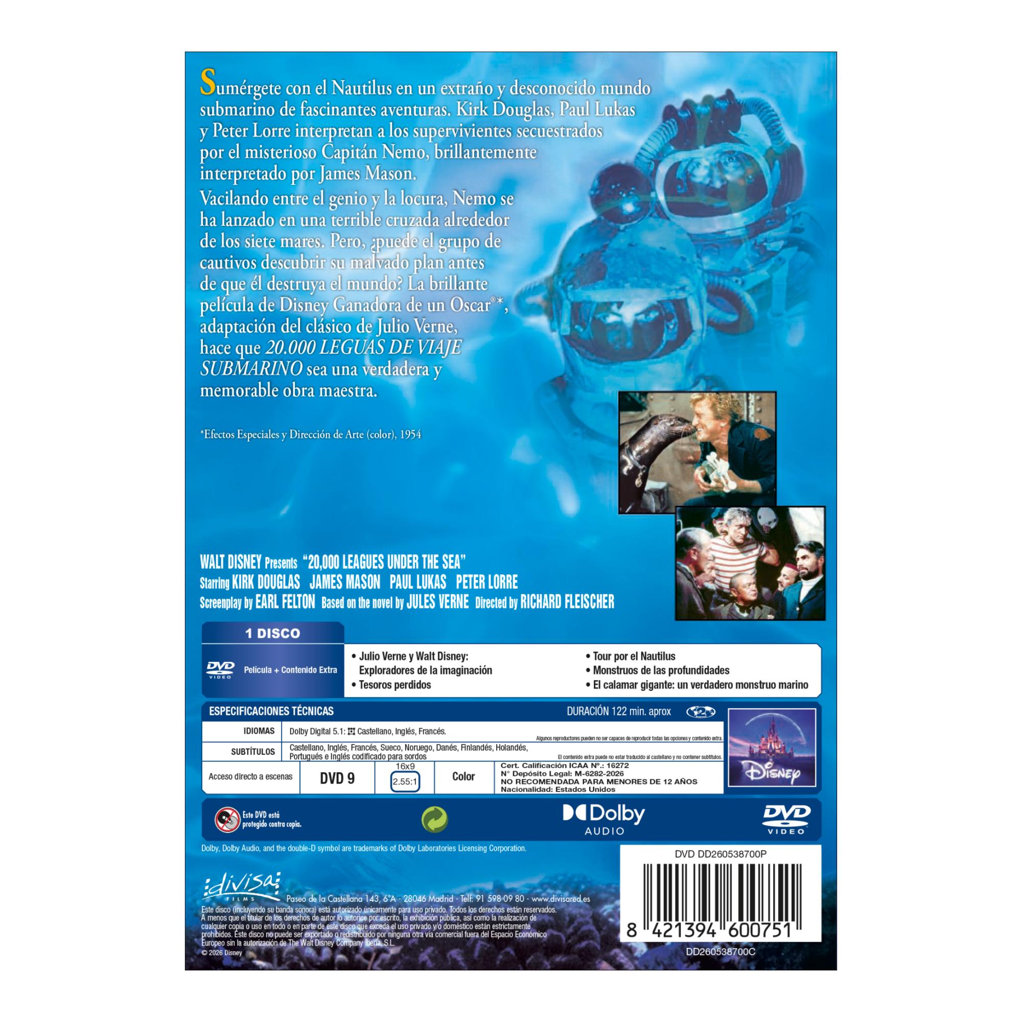 20.000 leguas de viaje submarino (DVD) 2