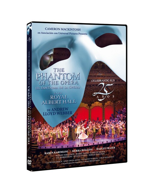 El Fantasma de la Ópera (DVD).