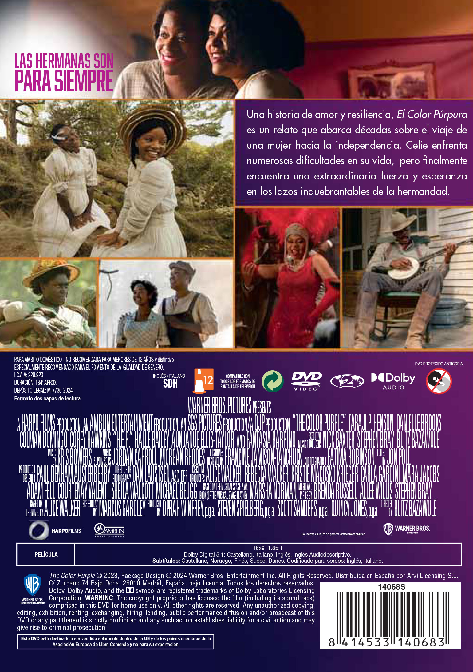 El color púrpura (2023) (DVD) 2