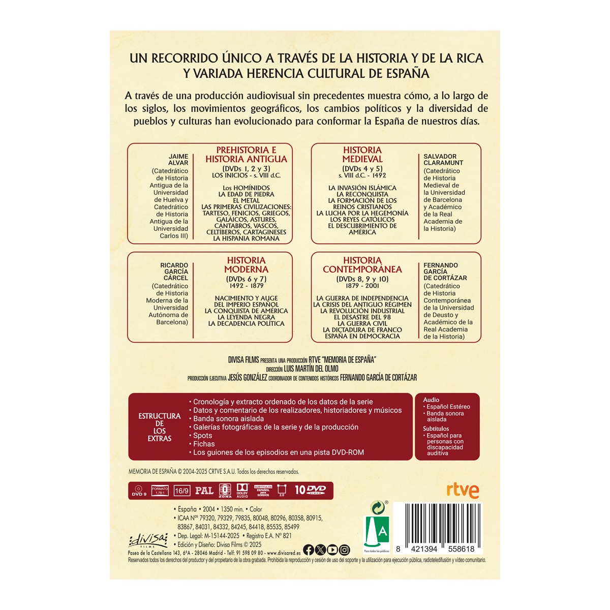Memoria de España (DVD) 2