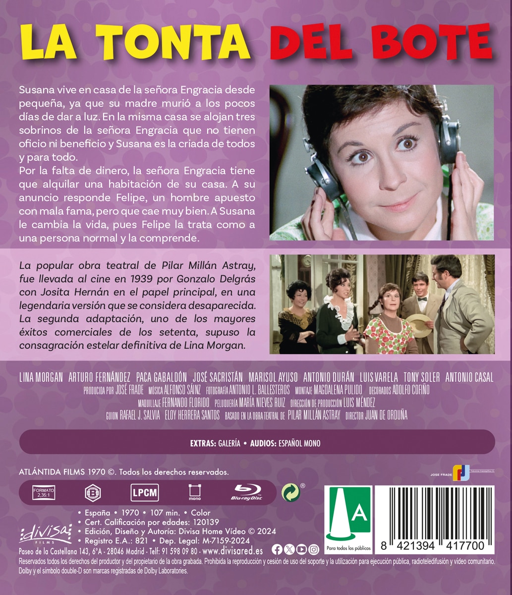 La tonta del bote (Blu-Ray) 2