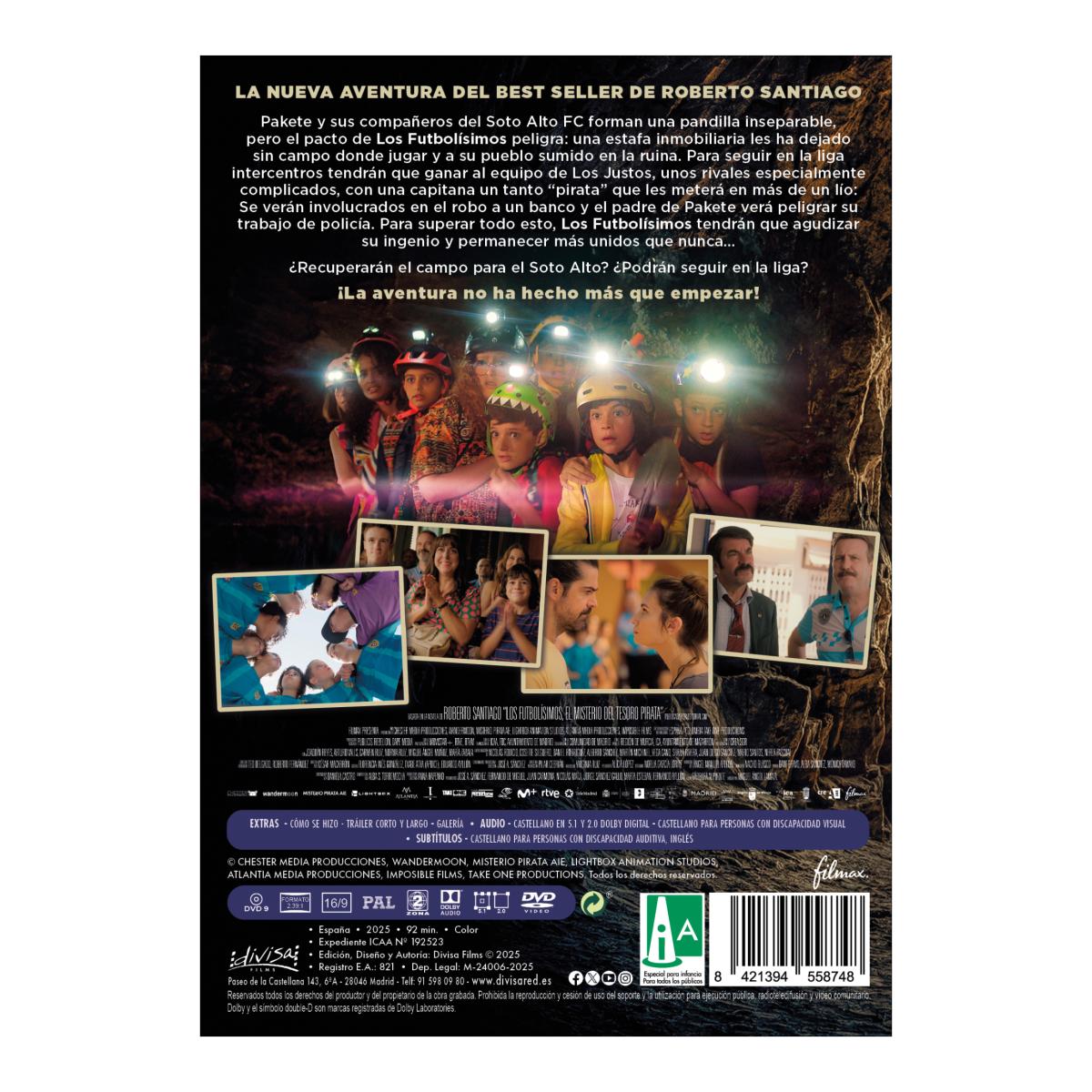 Los futbolísimos 2: El misterio del tesoro pirata (DVD) 2