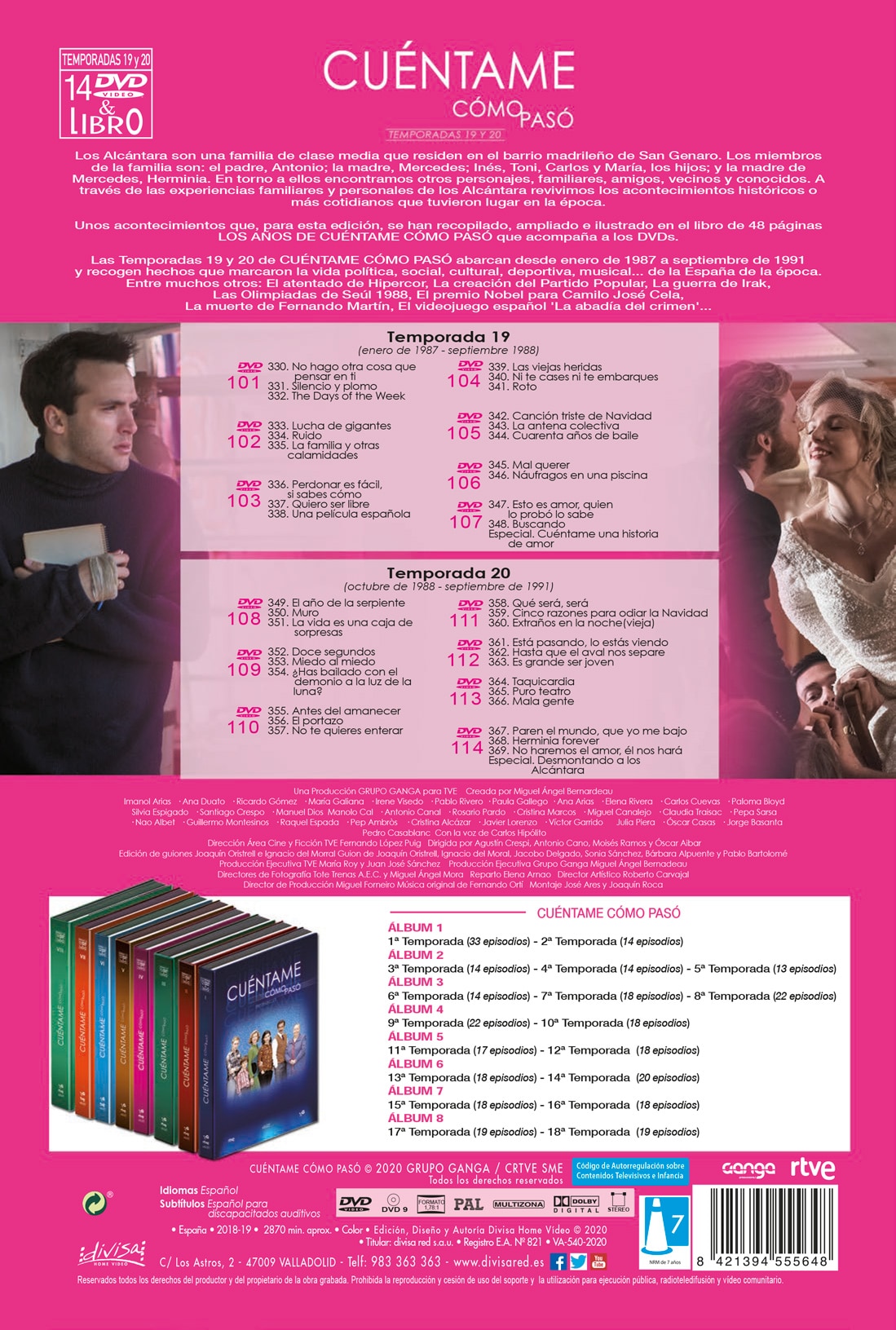 Cuéntame cómo pasó, Vol. 9 (Temp. 19-20) (DVD + Libro) 2