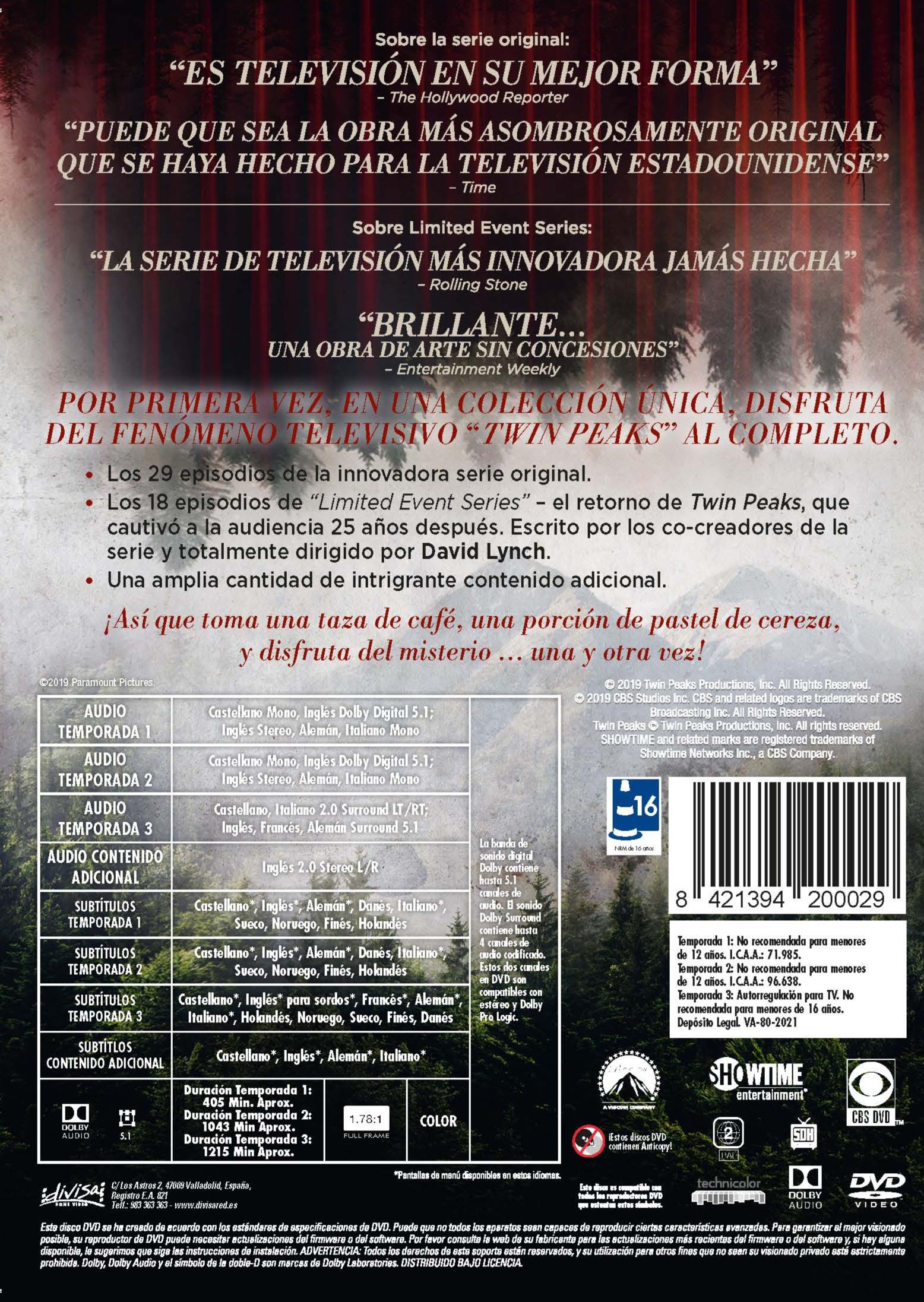 Pack Twin Peaks: Serie Completa (DVD) · DIVISA RED S. A. · El