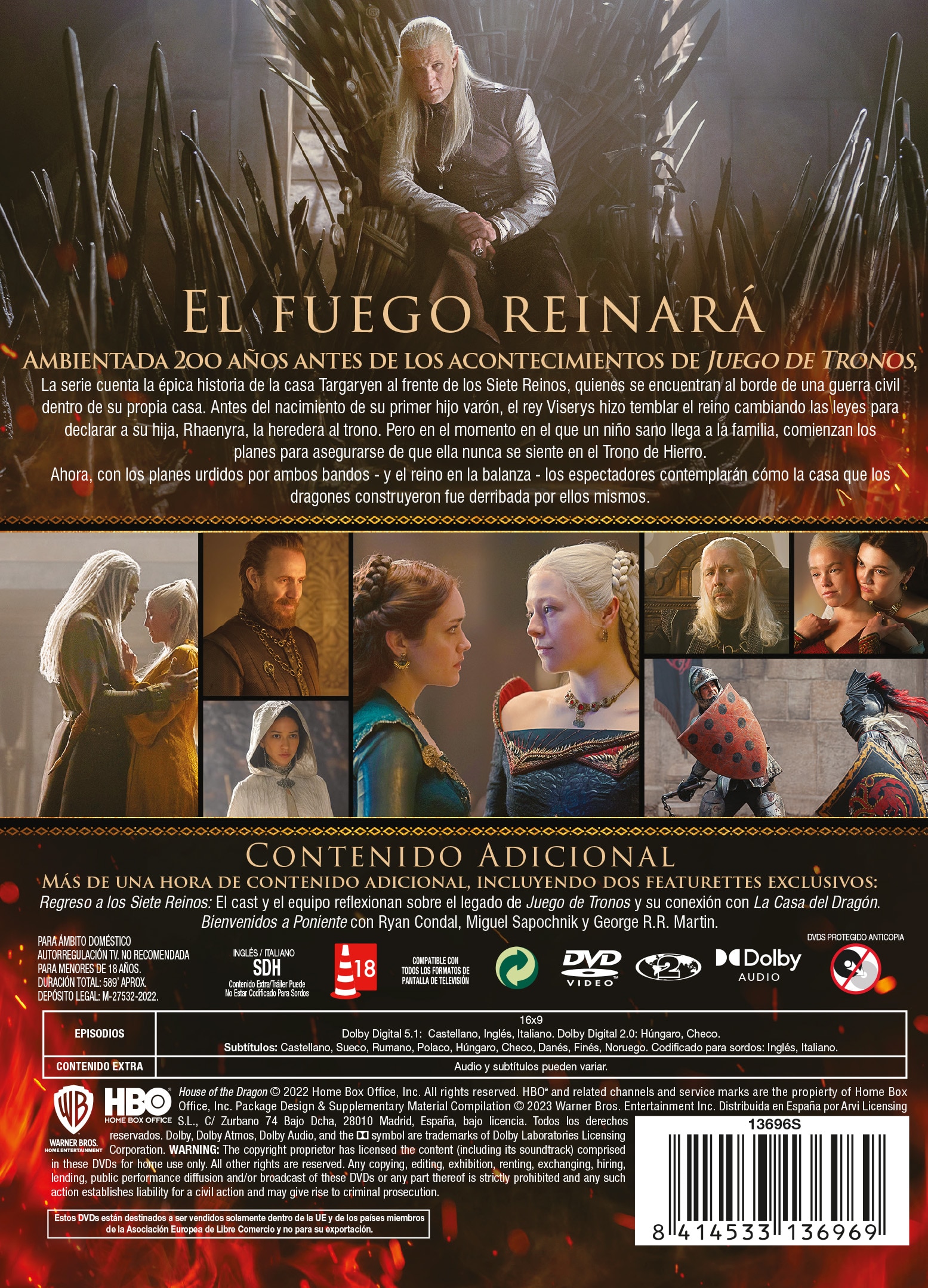La casa del dragón. 1ªTemporada (DVD) 2