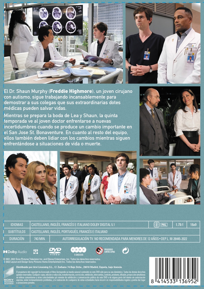 The Good Doctor. 5ª Temporada (DVD) 2