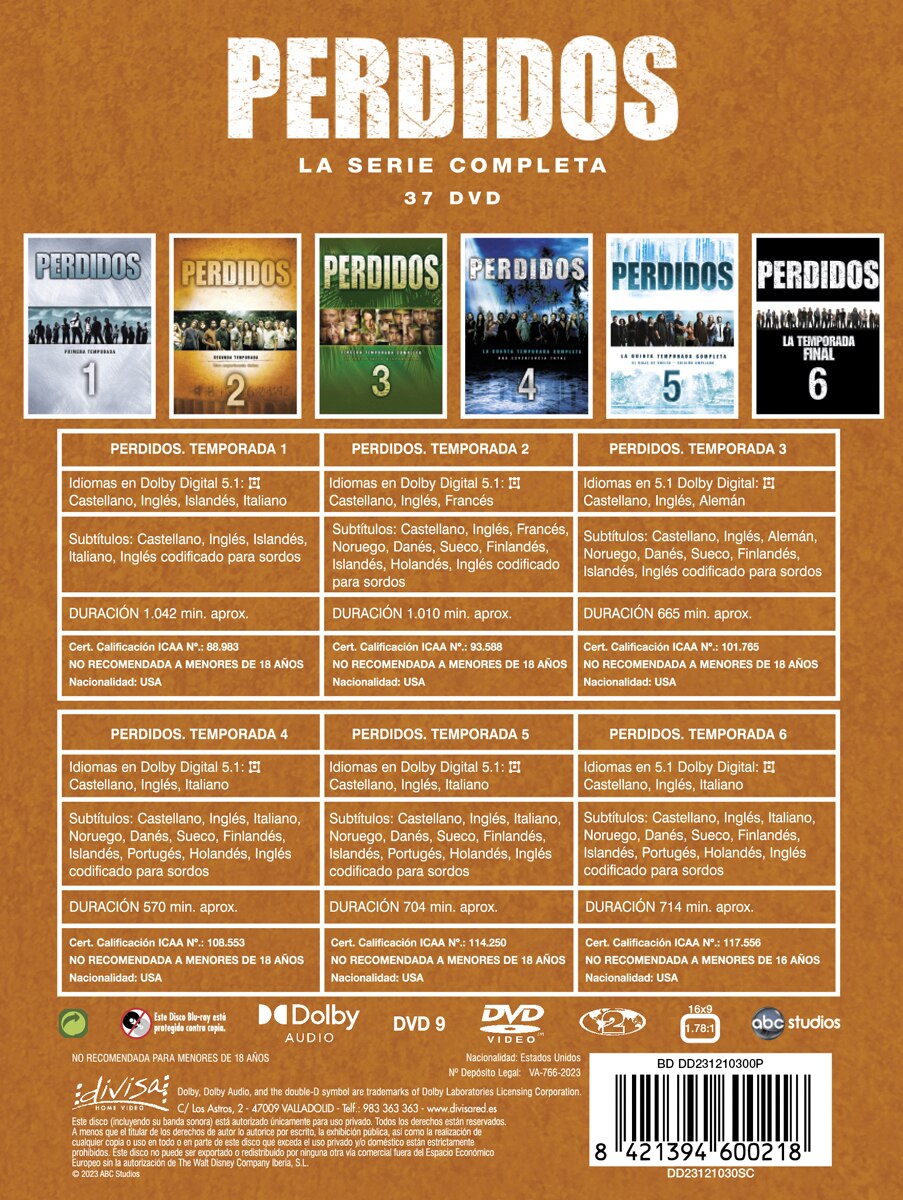 Perdidos. Serie completa (DVD) 2