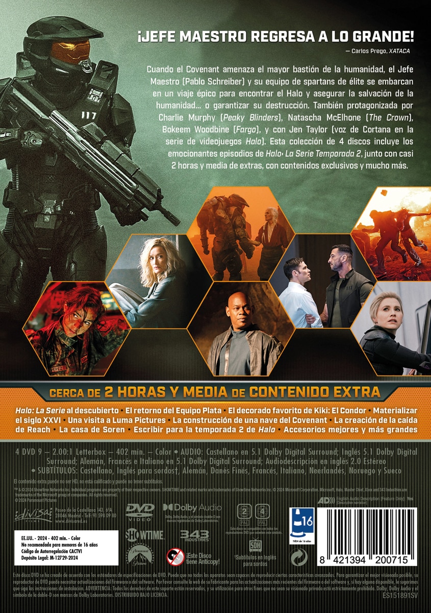 Halo: La serie. 2ª Temporada (DVD) 2