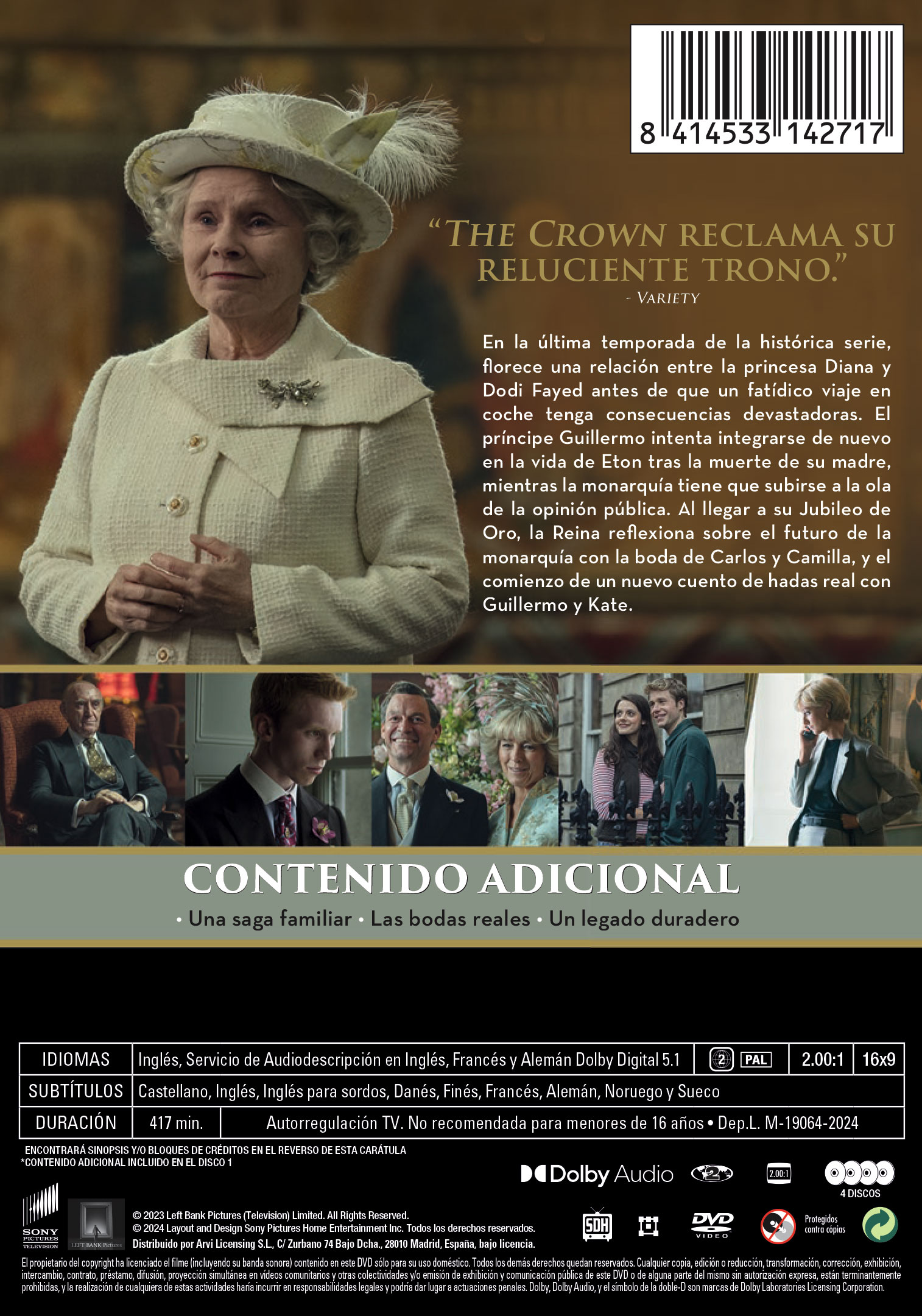 The Crown. 6ª Temporada (VOSE) (DVD) 2