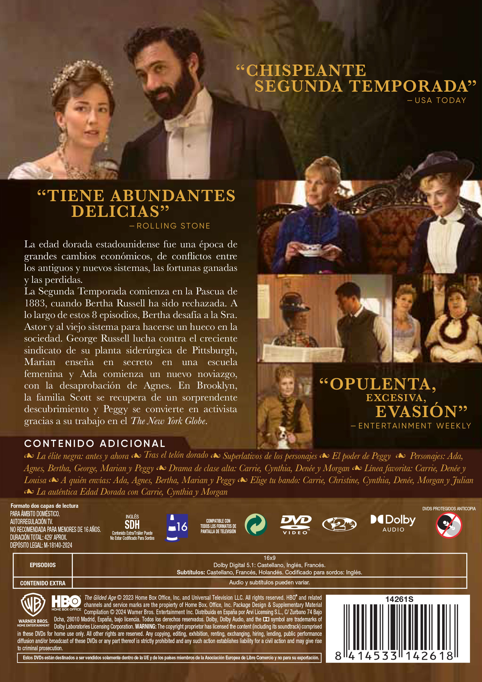 La edad dorada. 2ª Temporada (DVD) 2
