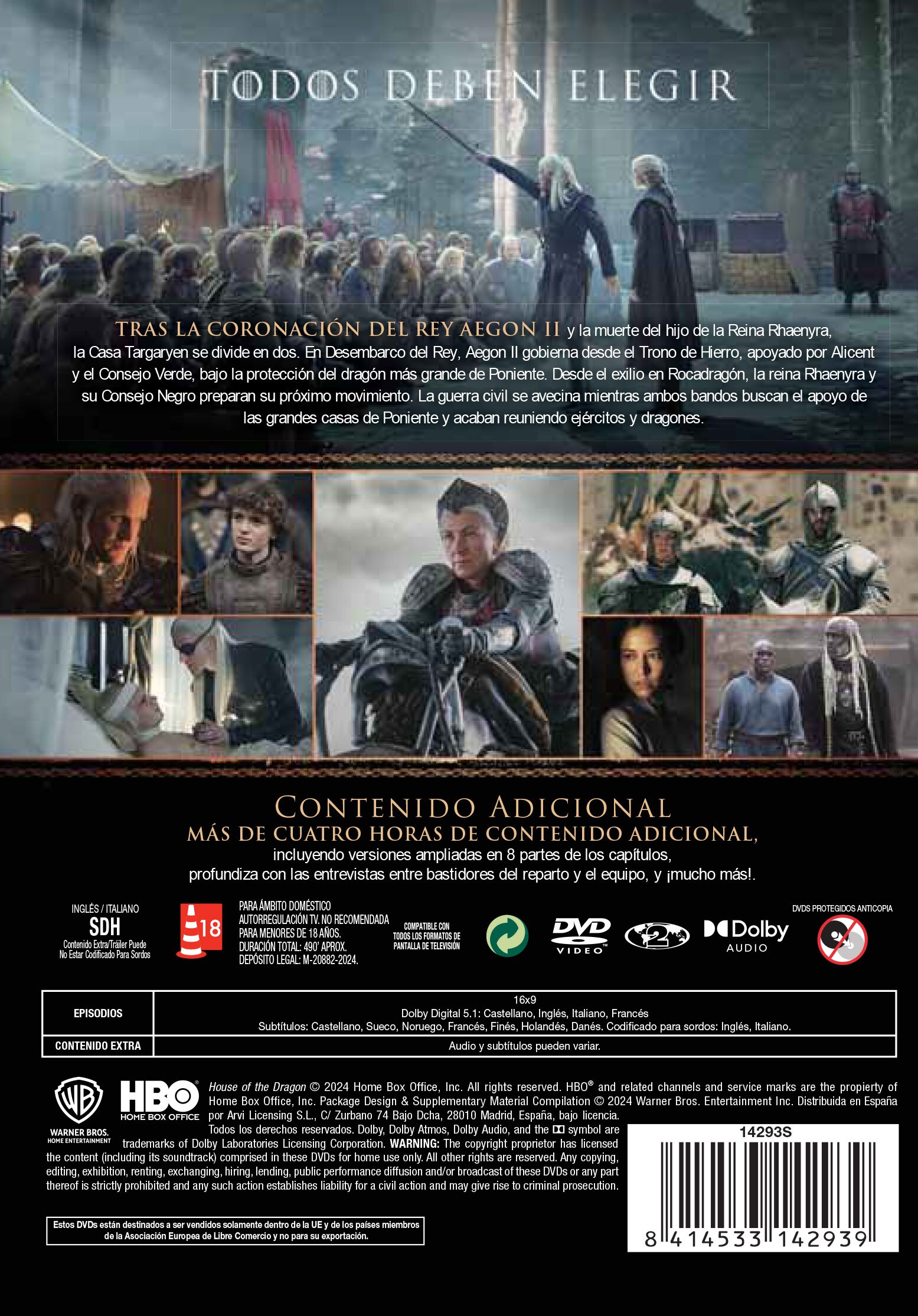 La casa del dragón. 2ª Temporada) (DVD) 2