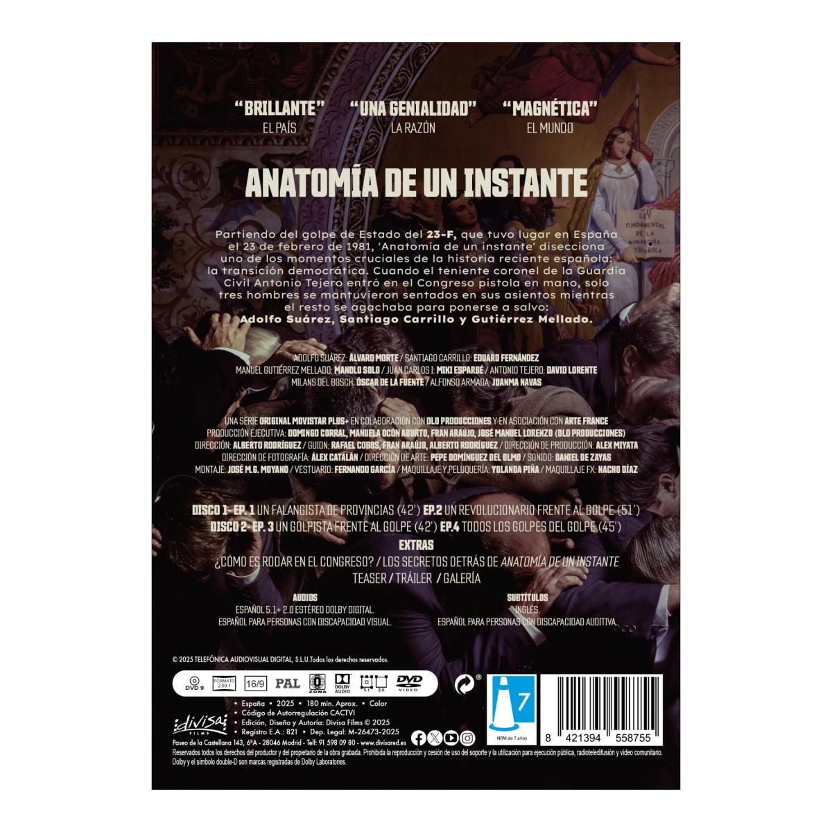 Anatomía de un instante (DVD) 2