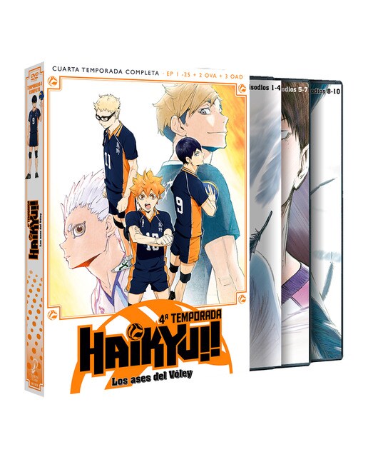 Haikyu. 4ª Temporada. Episodios 1 a 25 + 5 (DVD) 1