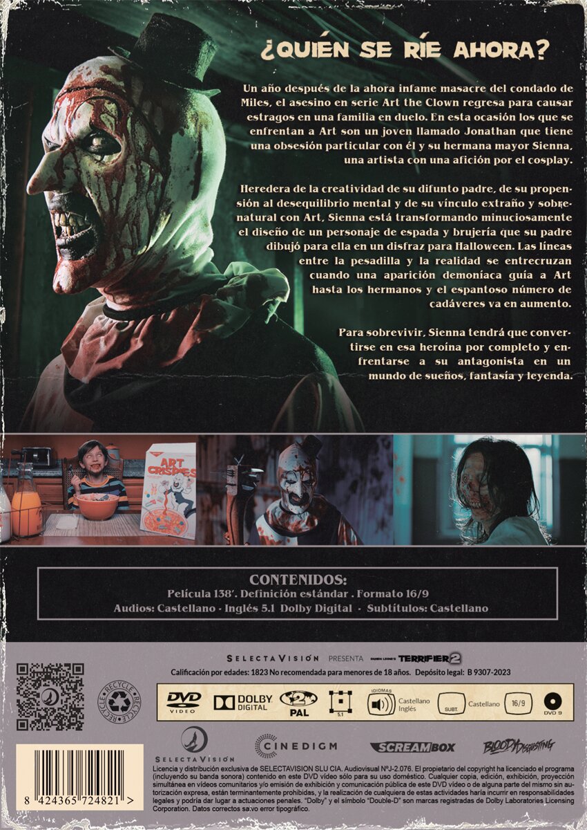 Terrifier 2 (DVD) 2