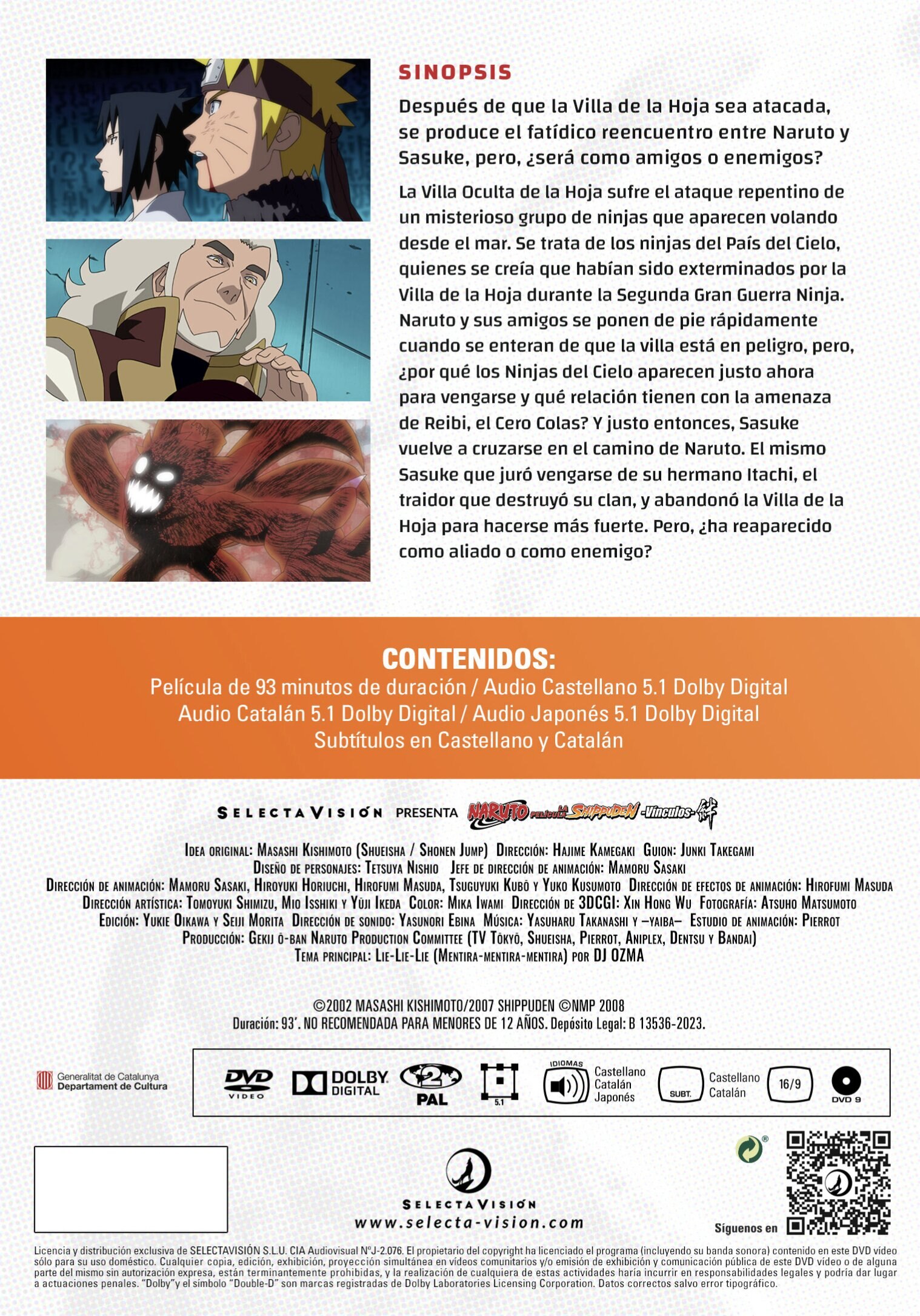 Naruto Shippuden: Vínculos (DVD) 2