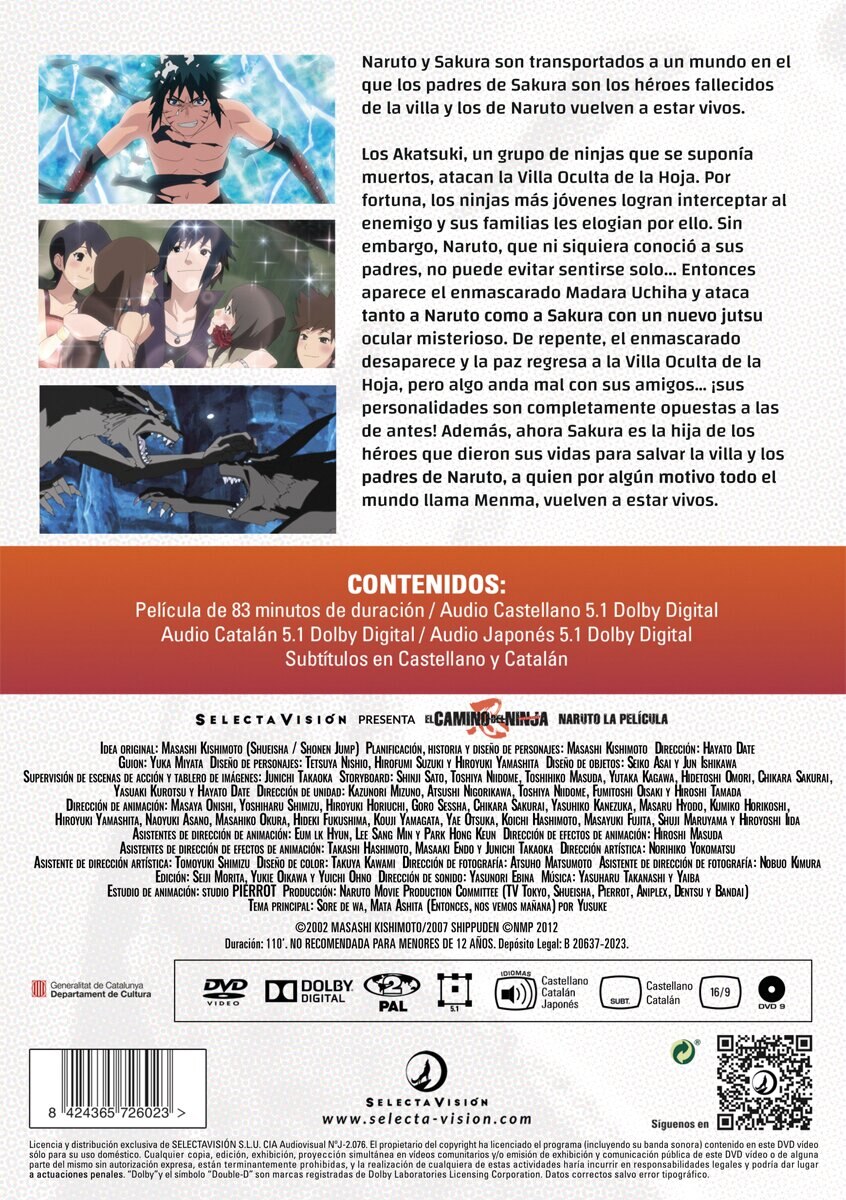 Imagen 2 de Naruto La Película. Película 6. El Caminio Del Ninja (DVD)