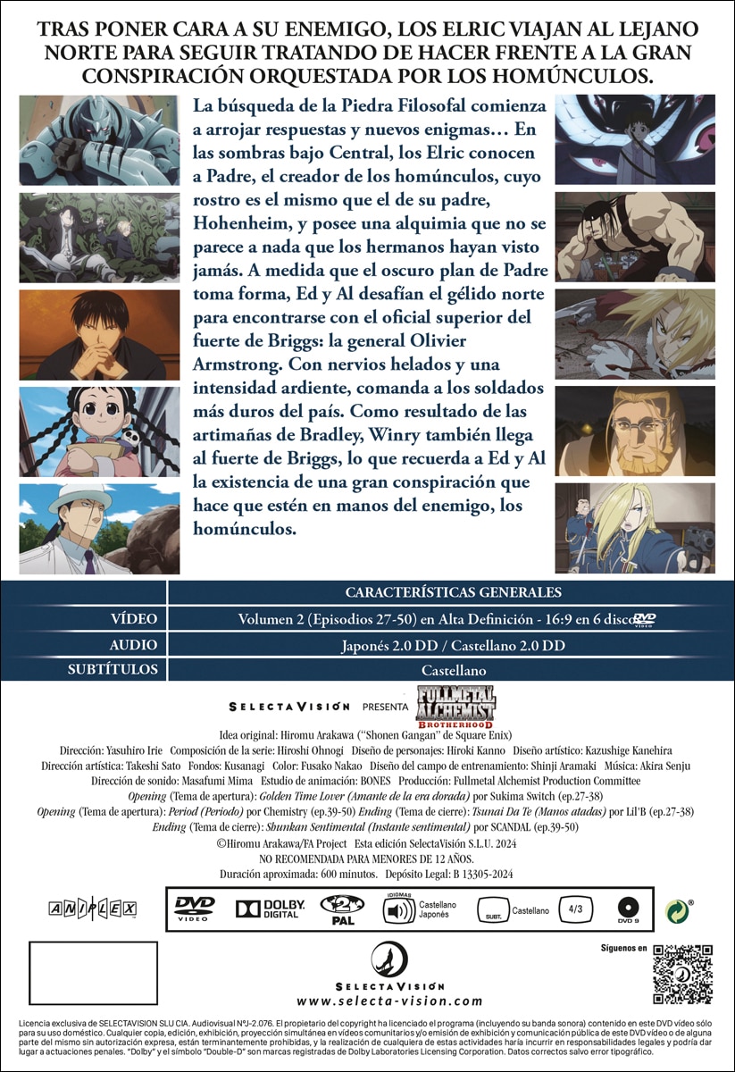 Fullmetal alchemist brotherhood (DVD) 4
