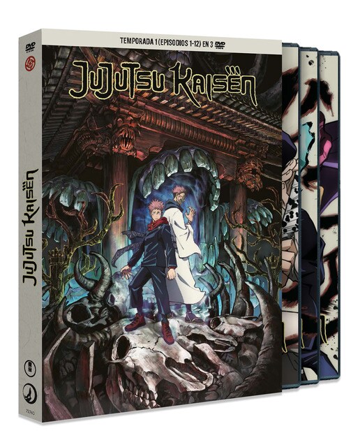Jujutsu kaisen. 1ª Temporada, parte 1, episodios 1 a 12 (DVD) 1