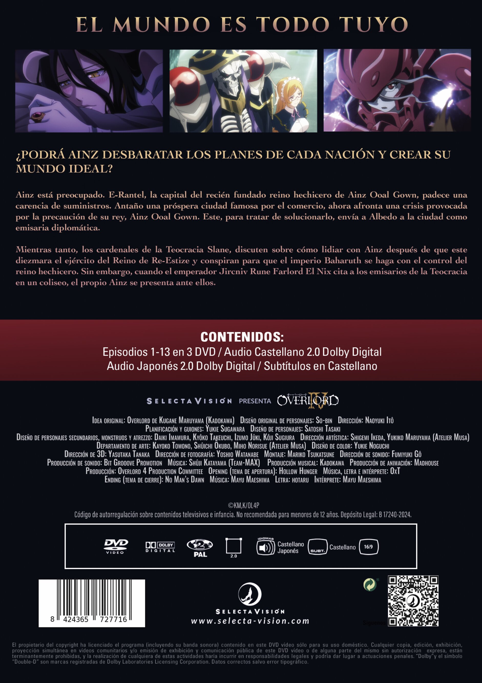 Overlord. 4ª Temporada (DVD) 4