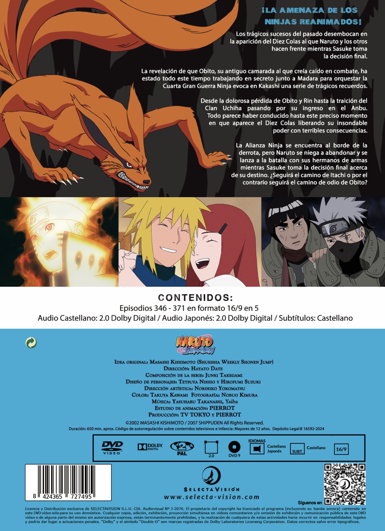 Naruto Shippuden box 14. 46 a 371 (26 episodios) (DVD) 4