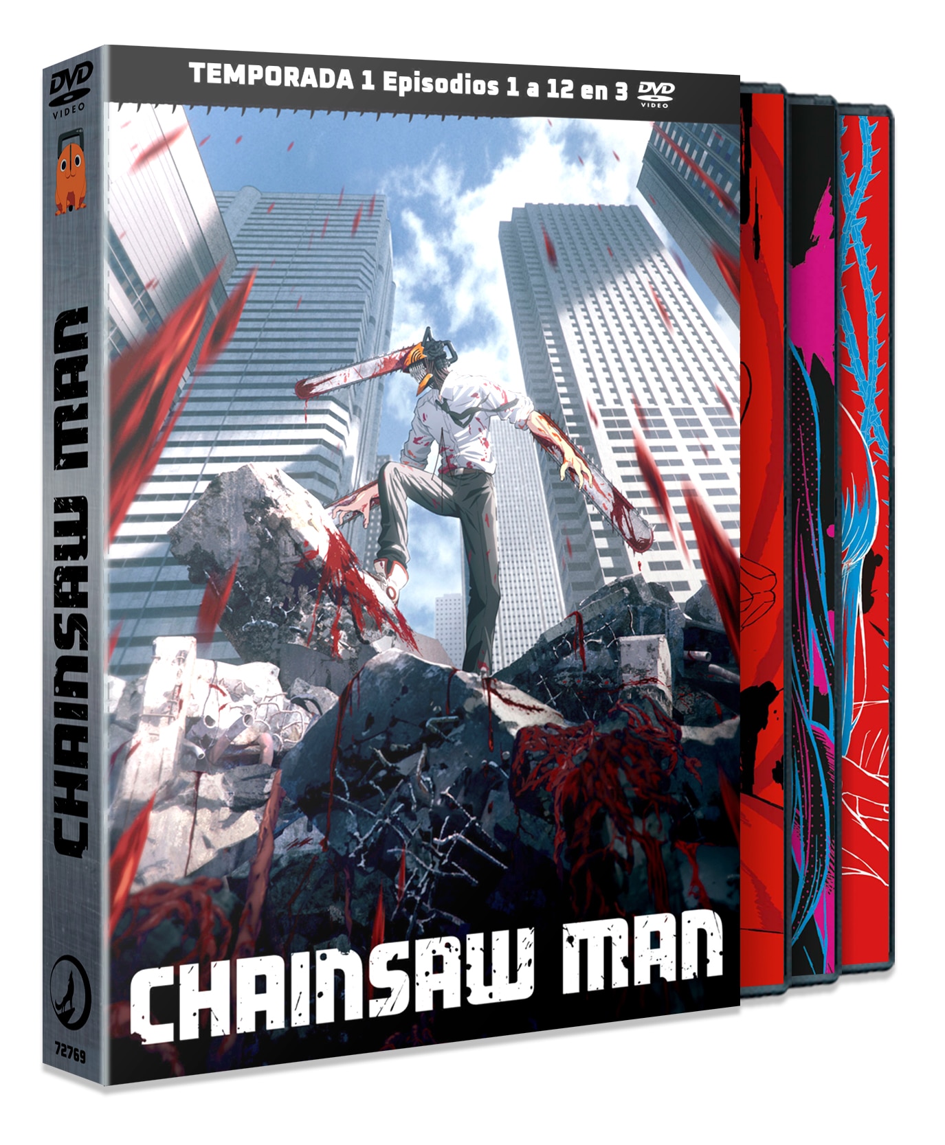 Chainsaw Man. 1ª Temporada completa, episodios 1 a 12 (DVD) 1